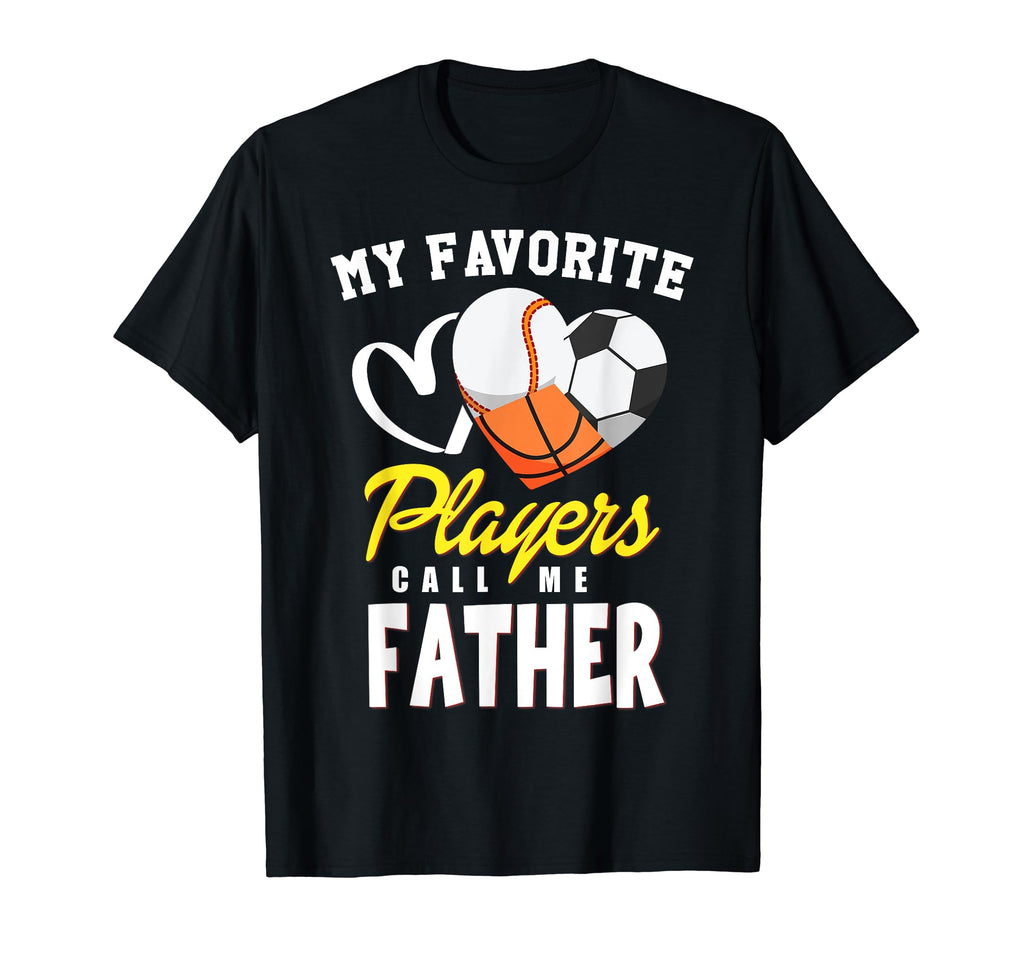 My Favorite Players Baseball Soccer T-Shirt - Minimalist Print for Adults - T-Shirt, Sweatshirt, Hoodie