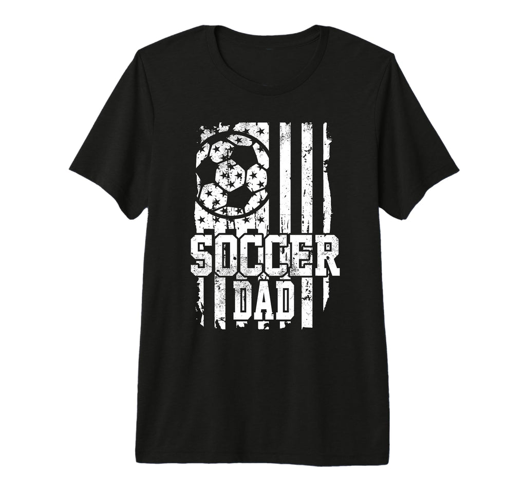 Usa Flag Soccer Dad Soccer Game Day T-Shirt - Streetwear Style Unisex - T-Shirt, Sweatshirt, Hoodie