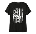Usa Flag Soccer Dad Soccer Game Day T-Shirt - Streetwear Style Unisex - T-Shirt, Sweatshirt, Hoodie