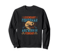 Funny Legendary Fisherman Born Sweatshirt - Streetwear Style Unisex - T-Shirt, Sweatshirt, Hoodie