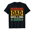 Husband Dad Grilling Legend T-Shirt - Fun Novelty Design for Adults - T-Shirt, Sweatshirt, Hoodie