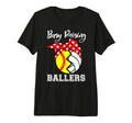 Busy Raising Ballers Funny Softball T-Shirt - Streetwear Style Men Women - T-Shirt, Sweatshirt, Hoodie