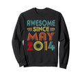 12Th Birthday Awesome Since May 2014 Sweatshirt - Unique Graphic Men Women - T-Shirt, Sweatshirt, Hoodie