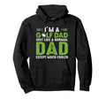 Golf Dad Just Like Normal Dad Except Hoodie - Minimalist Print for Adults - T-Shirt, Sweatshirt, Hoodie