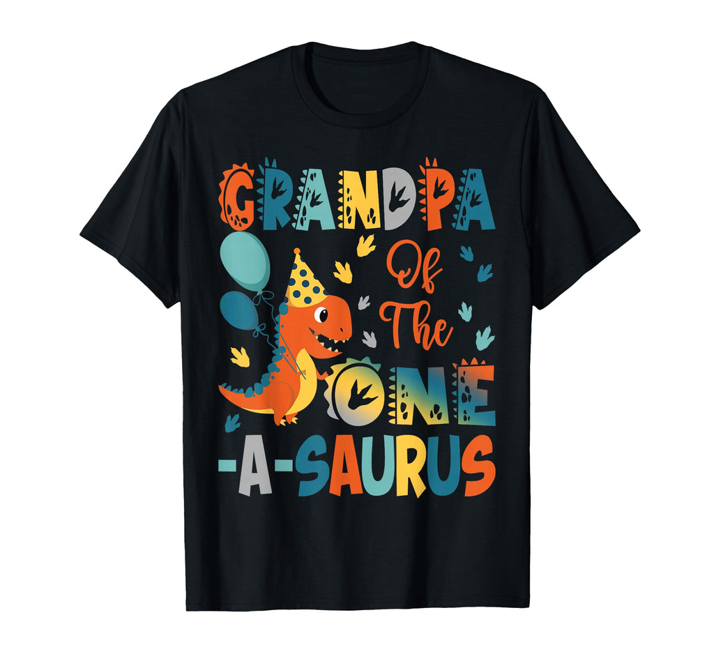 Grandpa One Saurus 2Nd Birthday T-Shirt - Novelty Apparel for Adults - T-Shirt, Sweatshirt, Hoodie