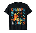 Grandpa One Saurus 2Nd Birthday T-Shirt - Novelty Apparel for Adults - T-Shirt, Sweatshirt, Hoodie