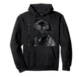 Black Pug Pug Mom Dad Life Love Dog Hoodie - Fun Novelty Design for Adults - T-Shirt, Sweatshirt, Hoodie