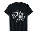 Eat Sleep Soccer Repeat Soccer Player T-Shirt - Trendy Graphic for Adults - T-Shirt, Sweatshirt, Hoodie