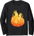 Pixel Art Flame - Adult & Kids T-Shirts, Sweatshirts & Hoodies apparel design preview 1