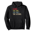 Mens G Dad One Only Legend Papa Hoodie - Custom Art Print for Adults - T-Shirt, Sweatshirt, Hoodie