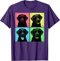 Labrador Pop Art Funny Black Lab Dog Lover Photo - Adult & Kids T-Shirts, Sweatshirts & Hoodies apparel design preview 1