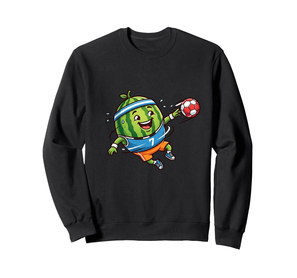 Watermelon Soccer Player Number 7 Sweatshirt - Custom Art Print for Adults - T-Shirt, Sweatshirt, Hoodie