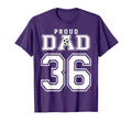 Number 36 Custom Proud Soccer Futbol T-Shirt - Trendy Graphic Men Women - T-Shirt, Sweatshirt, Hoodie