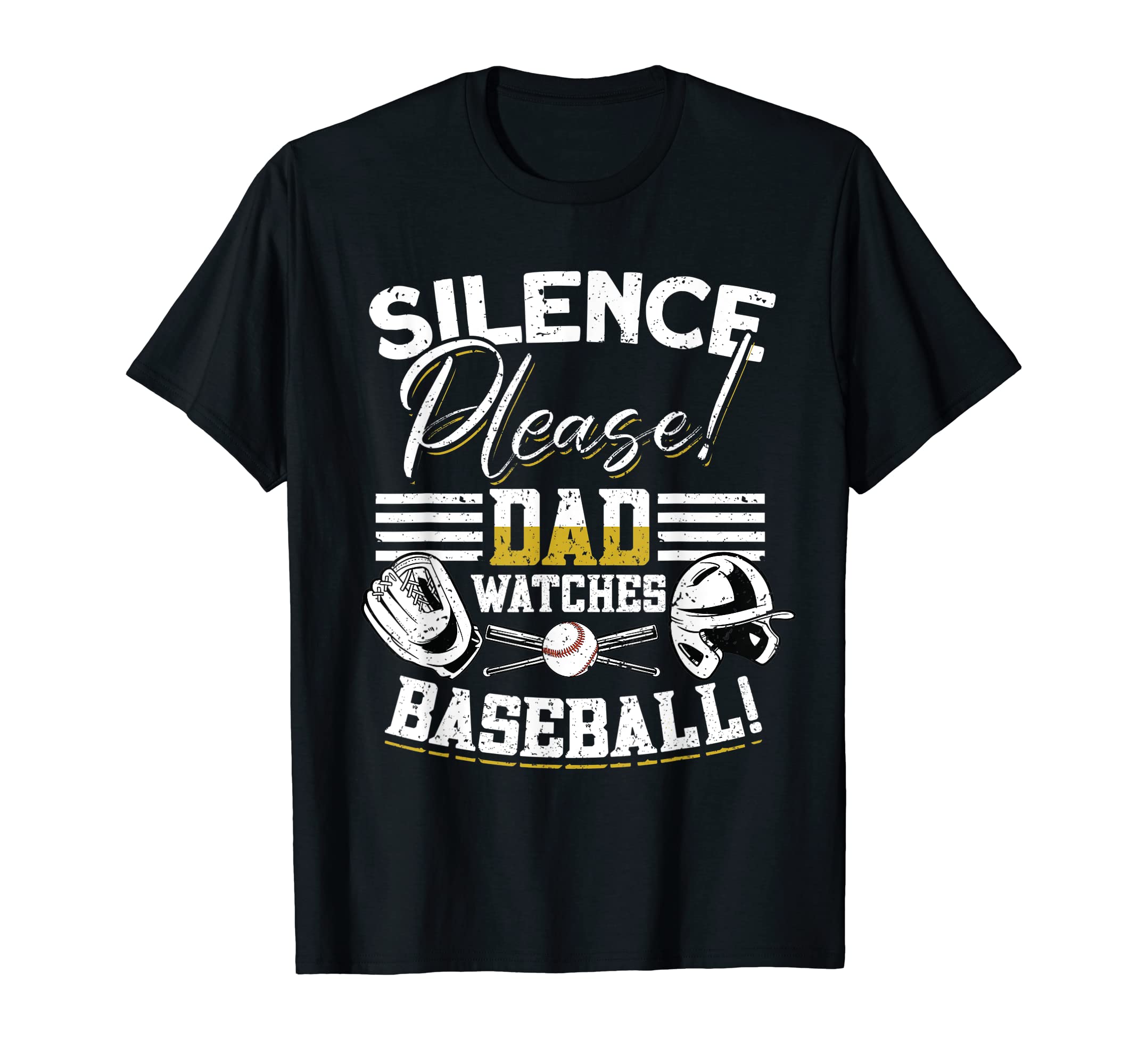 Mens Silence Please Dad Watches T-Shirt - Custom Art Print for Adults - T-Shirt, Sweatshirt, Hoodie