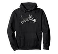 Soccer Cat Playing Ball Funny Kitten Hoodie - Unique Graphic Men Women - T-Shirt, Sweatshirt, Hoodie