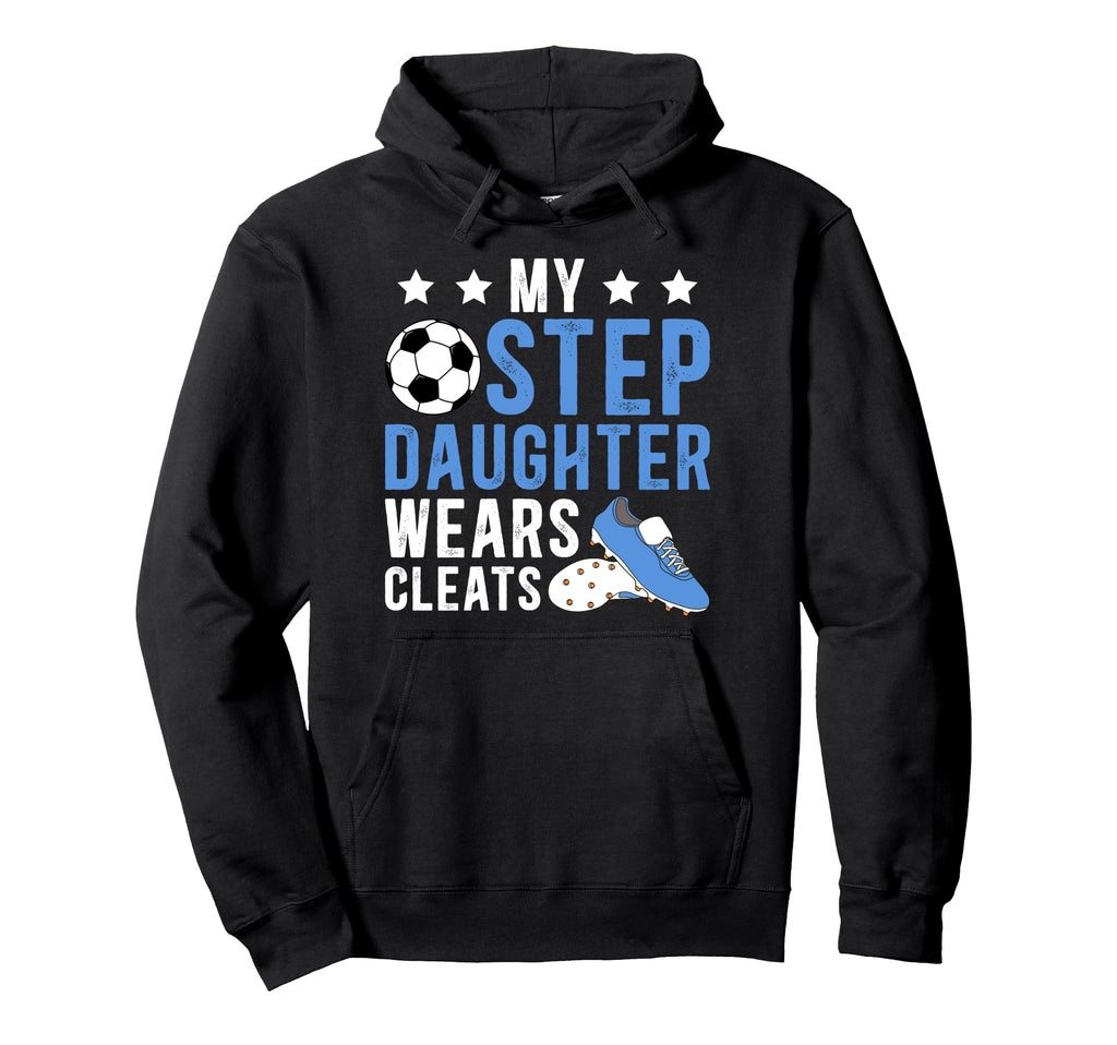 Soccer Step Dad Proud Soccer Player Hoodie - Custom Art Print for Adults - T-Shirt, Sweatshirt, Hoodie