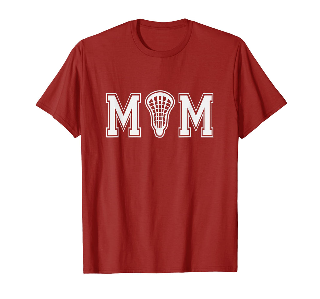 Lacrosse Mom Lax Stick Head Gift Her T-Shirt - Minimalist Print Men Women - T-Shirt, Sweatshirt, Hoodie