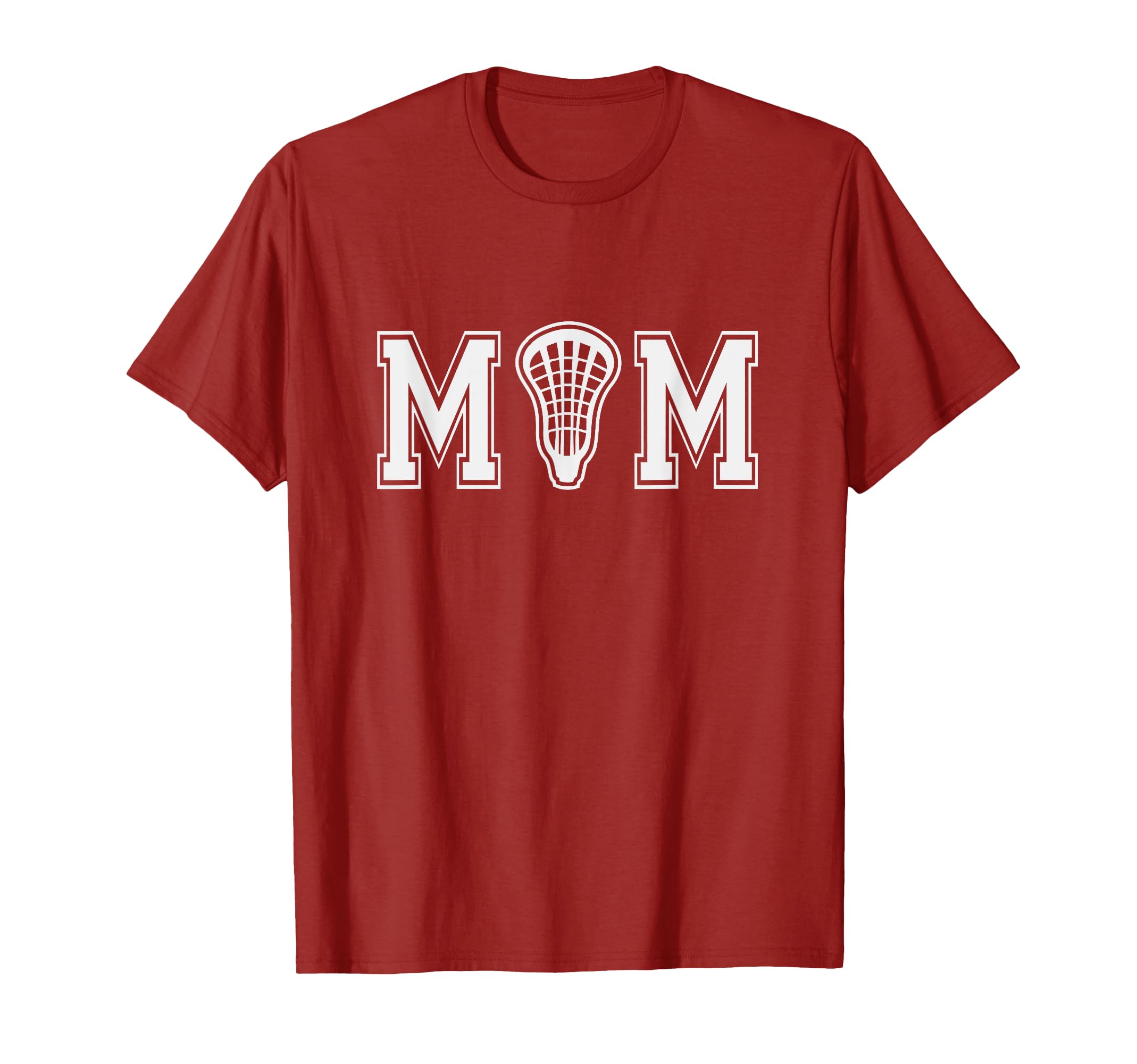 Lacrosse Mom Lax Stick Head Gift Her T-Shirt - Minimalist Print Men Women - T-Shirt, Sweatshirt, Hoodie