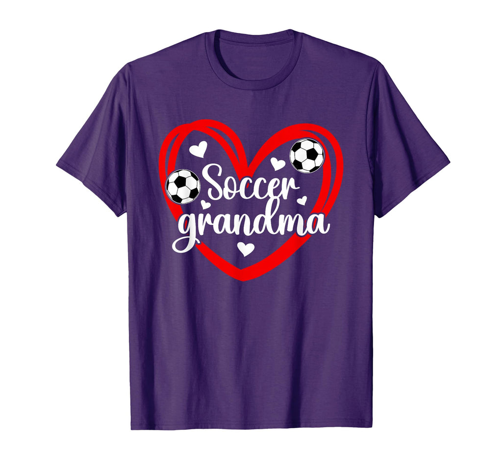 Soccer Grandma Heart Grandma Soccer T-Shirt - Custom Art Print Unisex - T-Shirt, Sweatshirt, Hoodie
