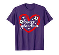 Soccer Grandma Heart Grandma Soccer T-Shirt - Custom Art Print Unisex - T-Shirt, Sweatshirt, Hoodie