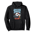 Soccer Moms Club Coquette Bow Gameday Hoodie - Custom Art Print Unisex - T-Shirt, Sweatshirt, Hoodie