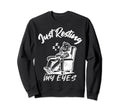 Just Resting My Eyes Funny Recliner Sweatshirt - Graphic Print Unisex - T-Shirt, Sweatshirt, Hoodie