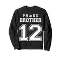Number 12 Custom Proud Soccer Sweatshirt - Fun Novelty Design Men Women - T-Shirt, Sweatshirt, Hoodie