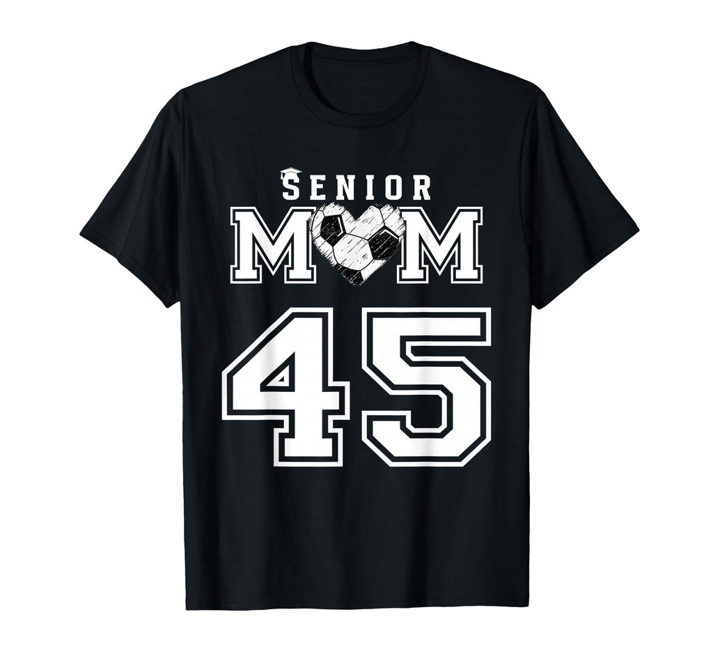 Proud Senior Soccer Mom Custom T-Shirt - Aesthetic Graphic for Adults - T-Shirt, Sweatshirt, Hoodie