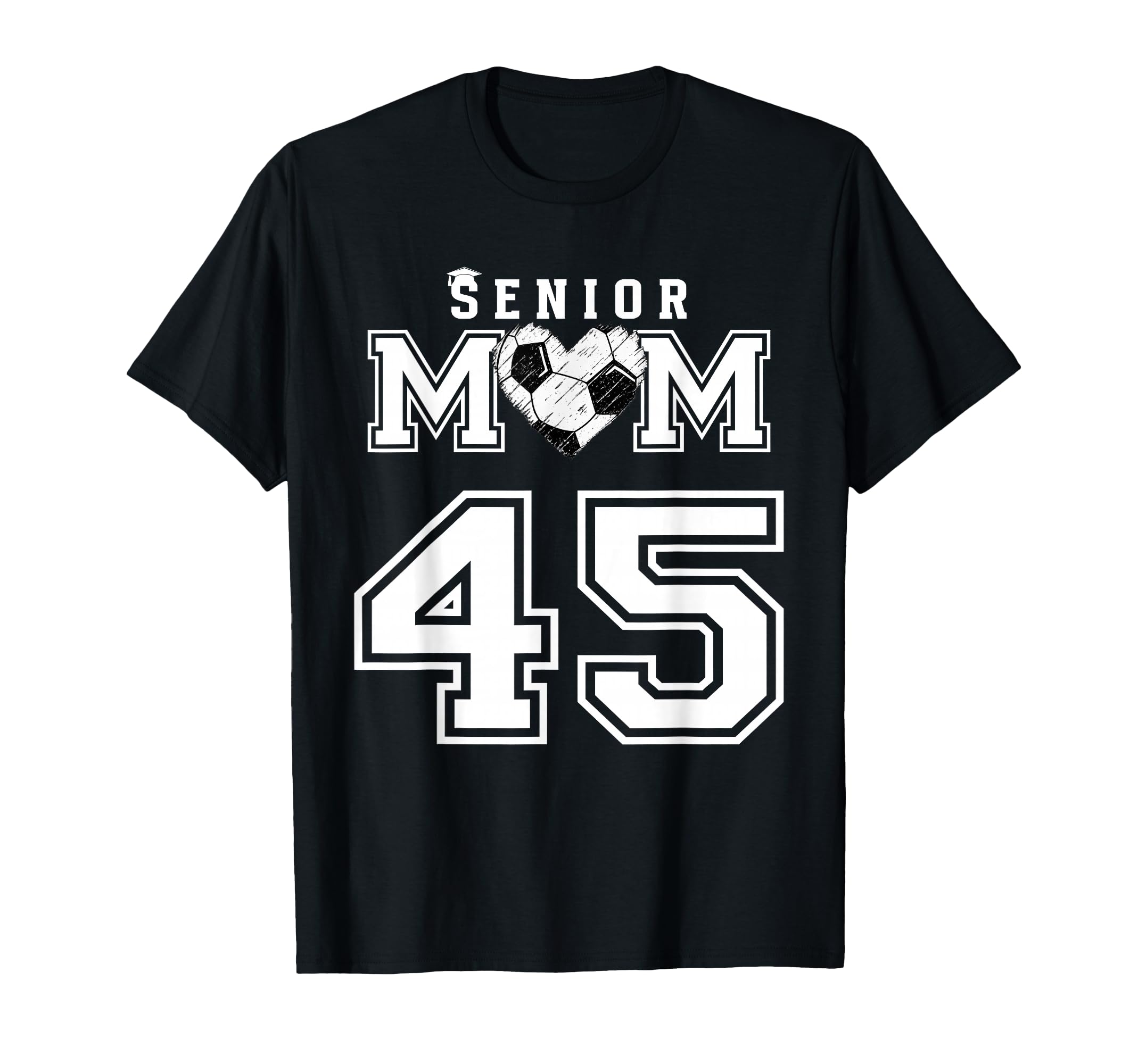 Proud Senior Soccer Mom Custom T-Shirt - Aesthetic Graphic for Adults - T-Shirt, Sweatshirt, Hoodie
