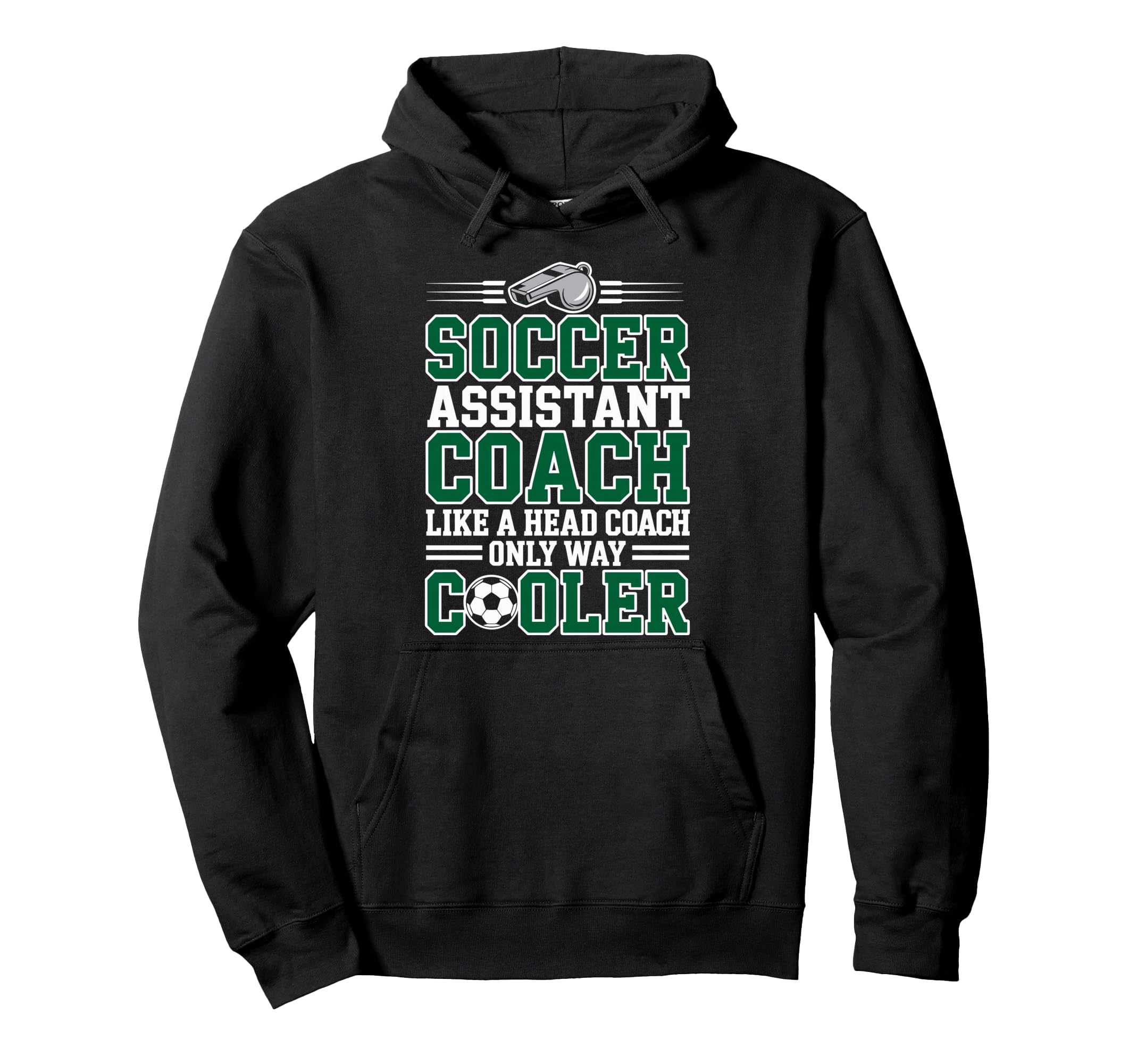 Soccer Assistant Coach Like Head Hoodie - Minimalist Print for Adults - T-Shirt, Sweatshirt, Hoodie