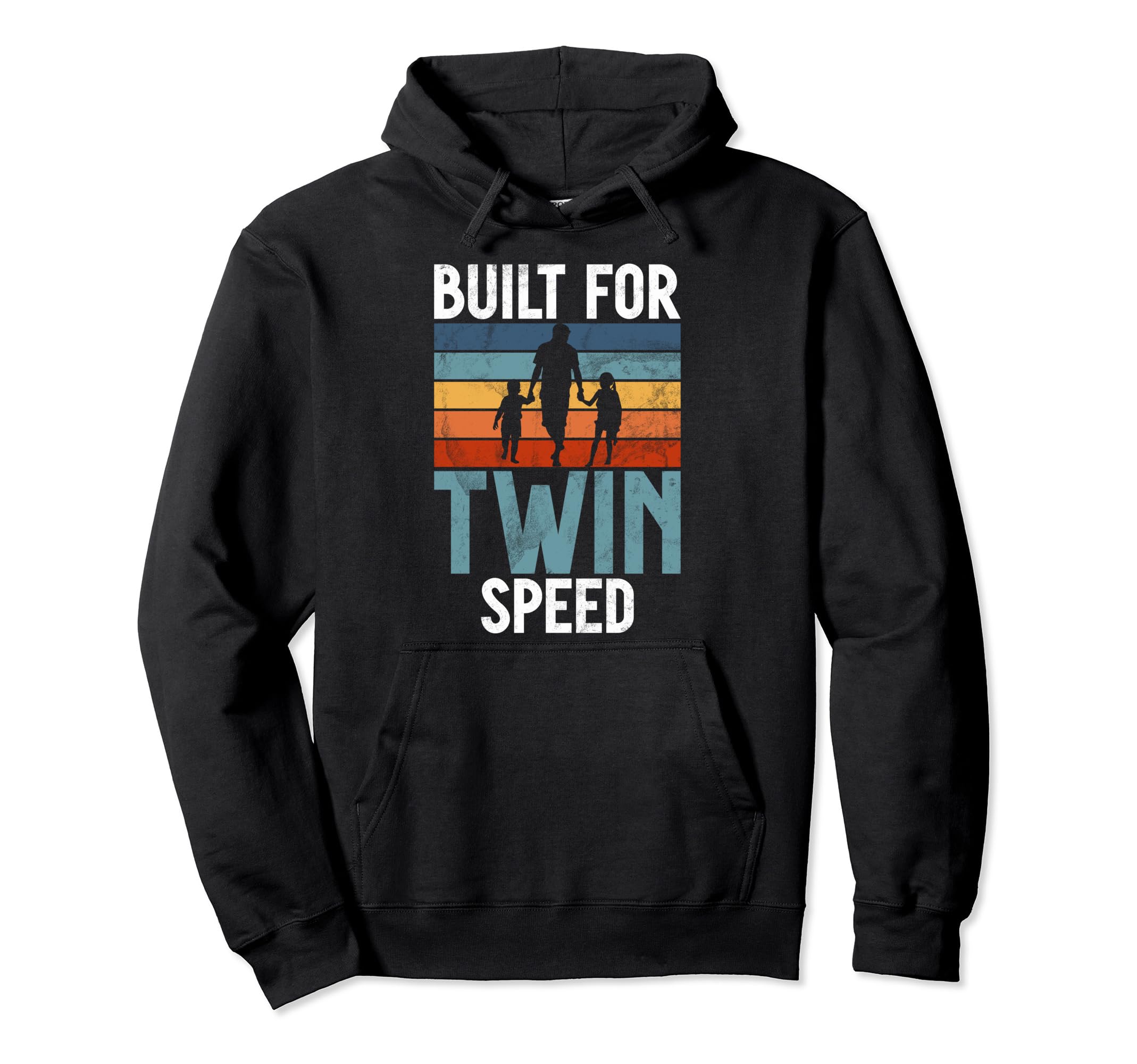 Built Twin Speed Twin Dad Hoodie - Casual Everyday Wear Men Women - T-Shirt, Sweatshirt, Hoodie