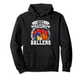 Busy Raising Ballers Volleyball Coach Hoodie - Fun Novelty Design Unisex - T-Shirt, Sweatshirt, Hoodie