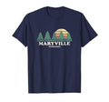 Maryville Tn Throwback 70S T-Shirt - Fun Novelty Design for Adults - T-Shirt, Sweatshirt, Hoodie