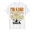 Im Dad Papa And Veteran Nothing Scares T-Shirt - Unique Graphic Men Women - T-Shirt, Sweatshirt, Hoodie