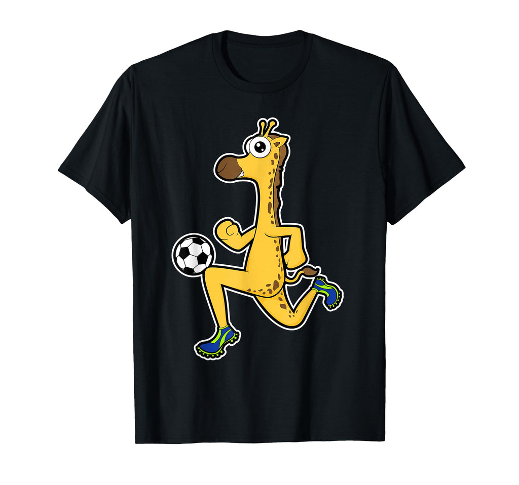 Giraffe Soccer Player Soccer Sports T-Shirt - Streetwear Style Men Women - T-Shirt, Sweatshirt, Hoodie
