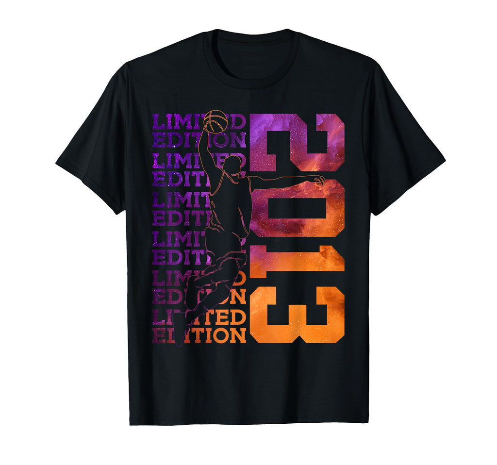 2013 Basketball 13Th Birthday T-Shirt - Aesthetic Graphic Unisex - T-Shirt, Sweatshirt, Hoodie