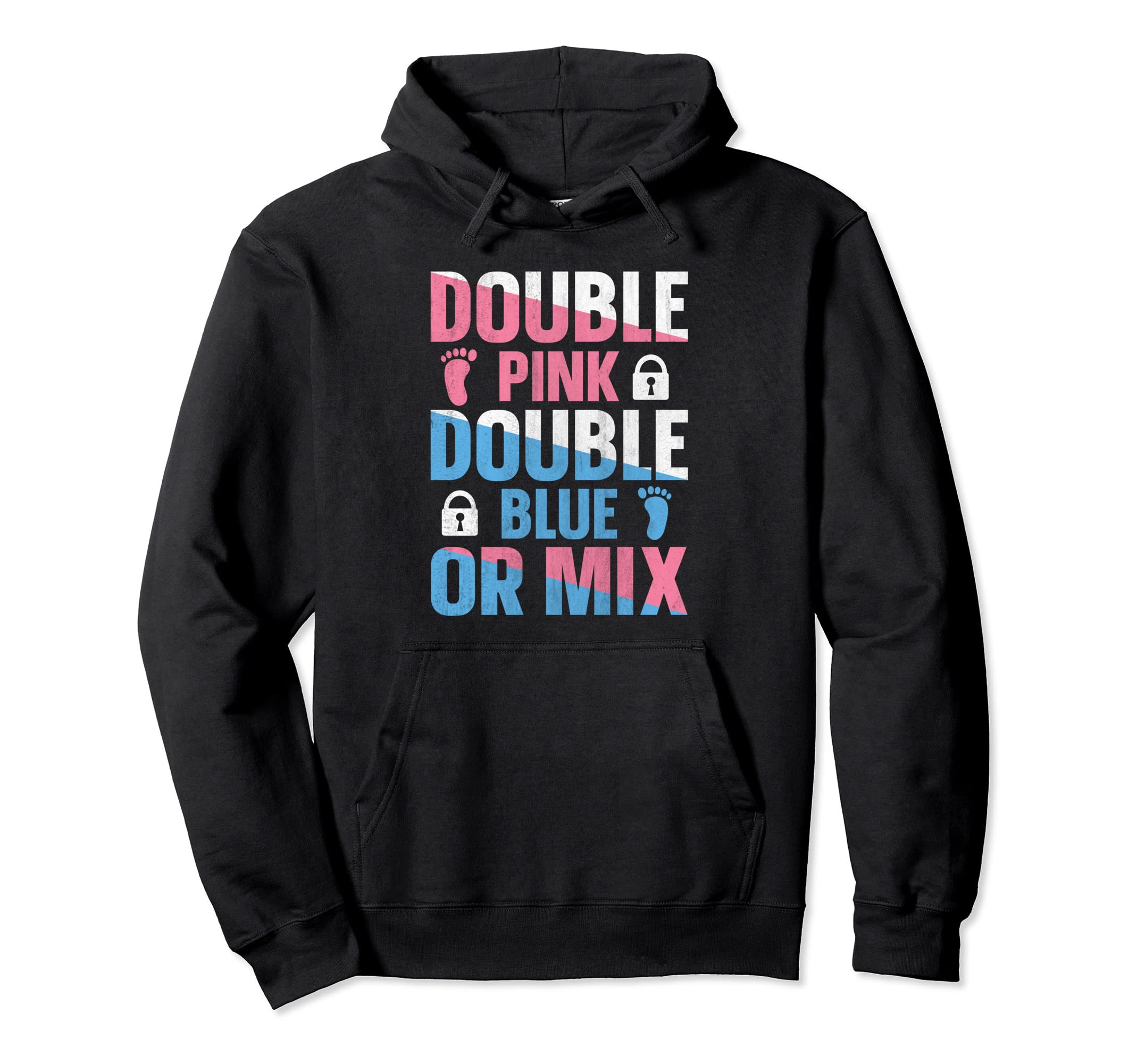 Gender Reveal Twins Gender Reveal Hoodie - Streetwear Style for Adults - T-Shirt, Sweatshirt, Hoodie