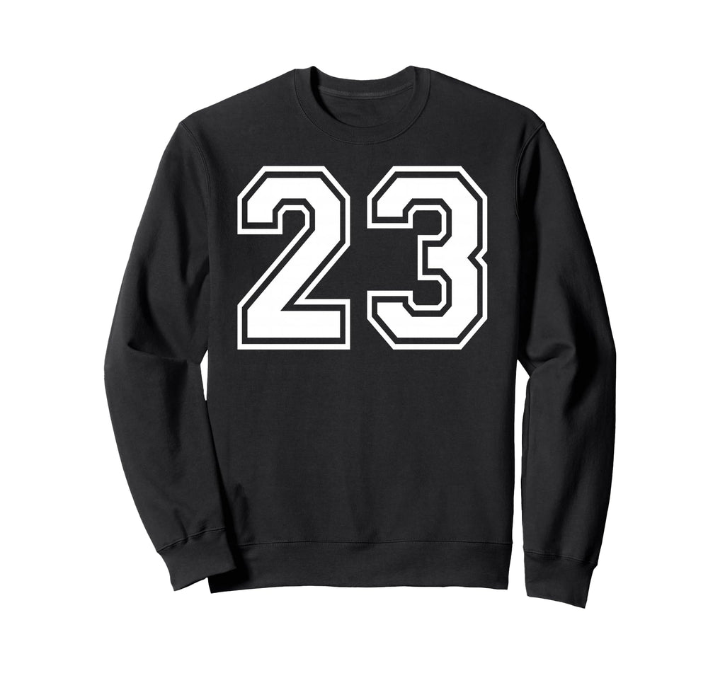 23 Number Twenty Three Team Sports Sweatshirt - Aesthetic Graphic Unisex - T-Shirt, Sweatshirt, Hoodie