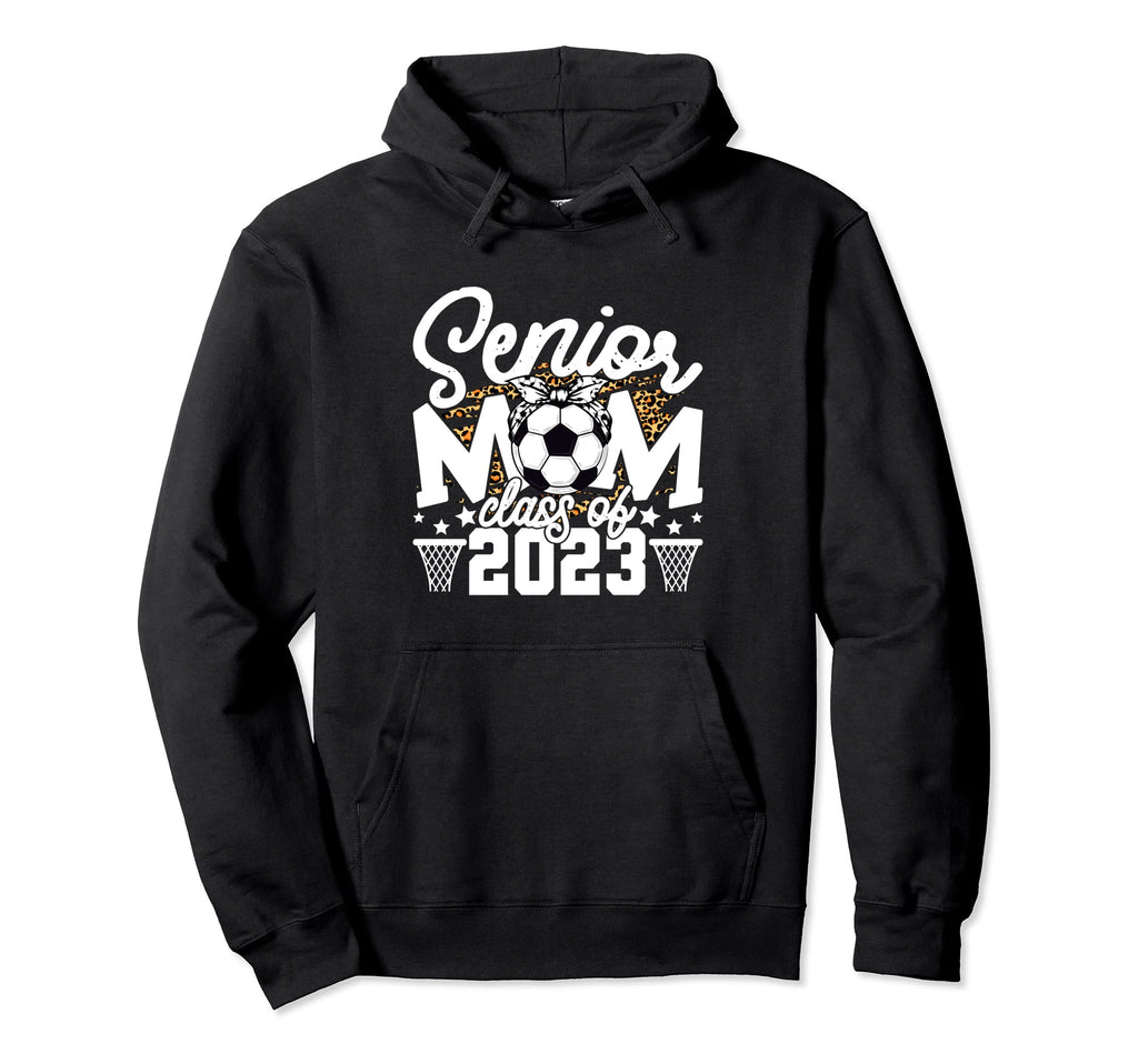 Leopard Senior Mom Class 2023 Senior Hoodie - Minimalist Print Unisex - T-Shirt, Sweatshirt, Hoodie