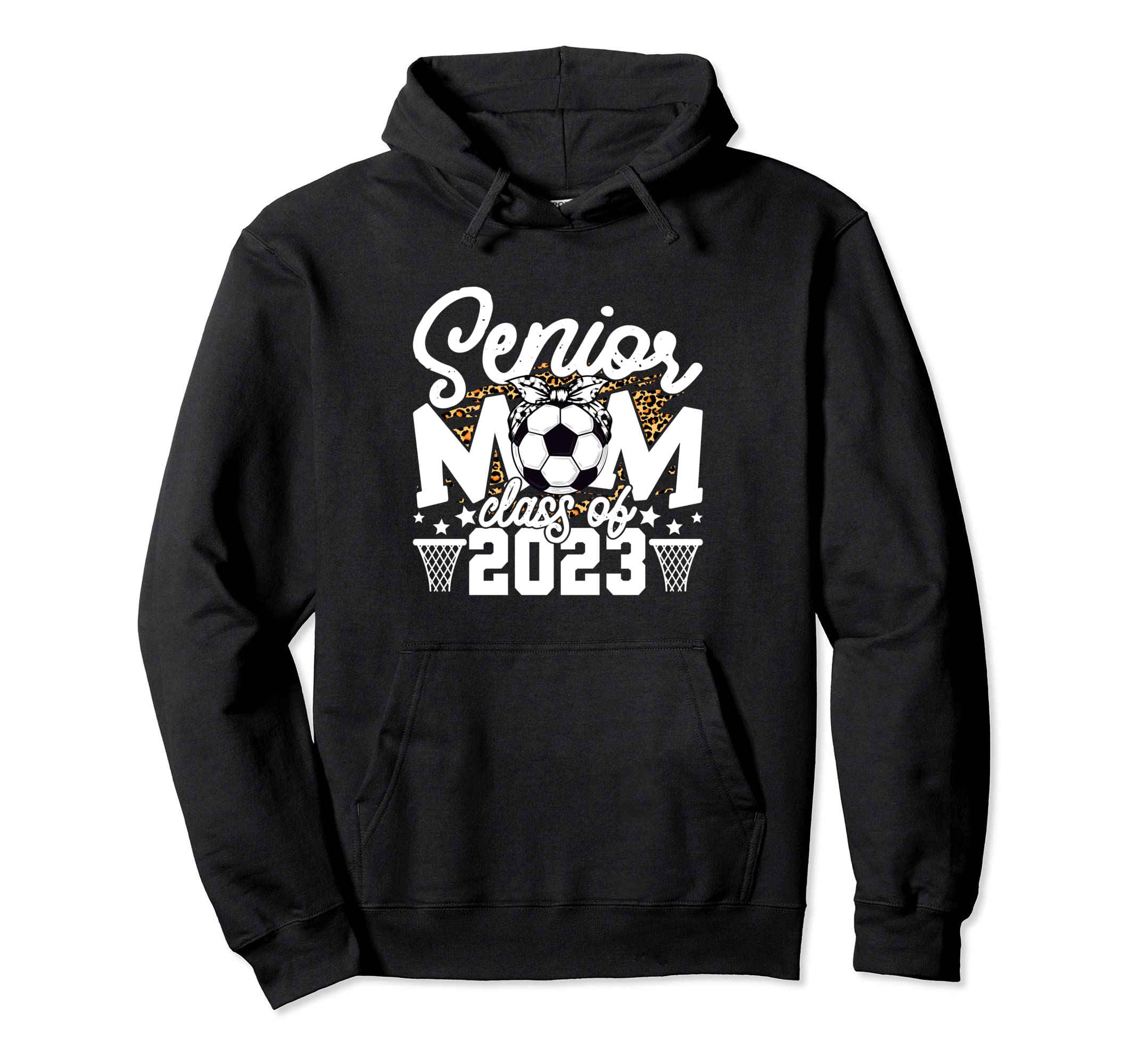 Leopard Senior Mom Class 2023 Senior Hoodie - Minimalist Print Unisex - T-Shirt, Sweatshirt, Hoodie