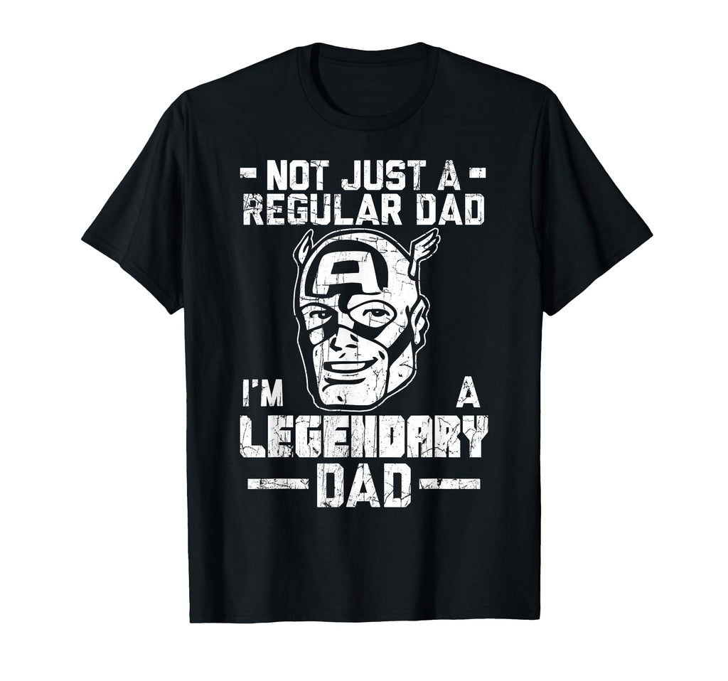 Marvel Fathers Day Captain America T-Shirt - Novelty Apparel for Adults - T-Shirt, Sweatshirt, Hoodie