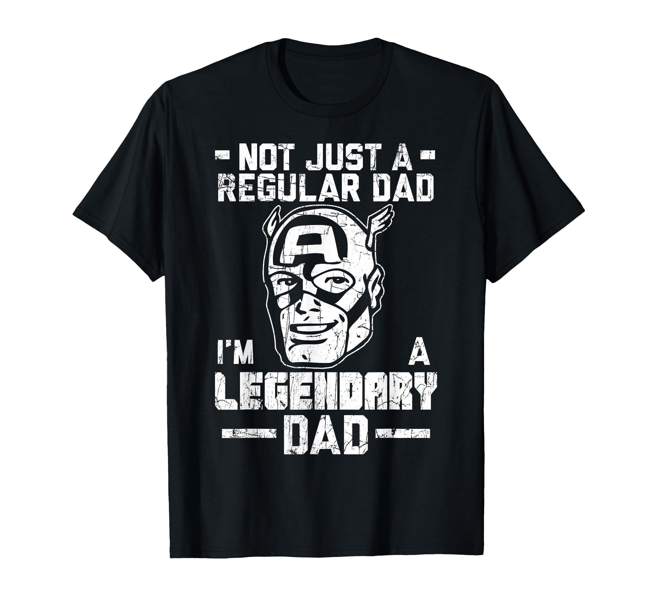 Marvel Fathers Day Captain America T-Shirt - Novelty Apparel for Adults - T-Shirt, Sweatshirt, Hoodie