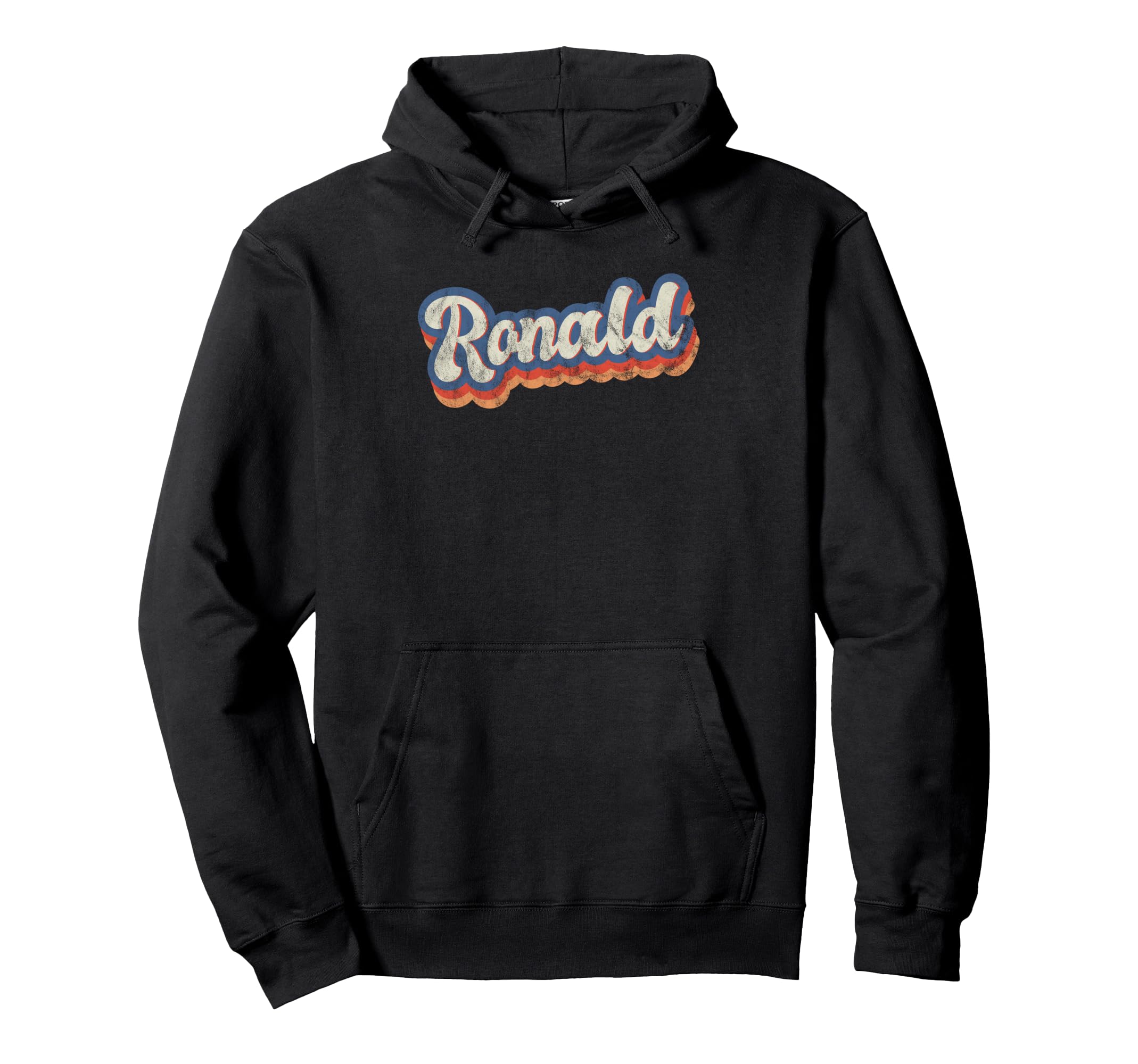 Ronald Personalized Name Custom Lettering 70S Hoodie - Graphic Print Unisex - T-Shirt, Sweatshirt, Hoodie
