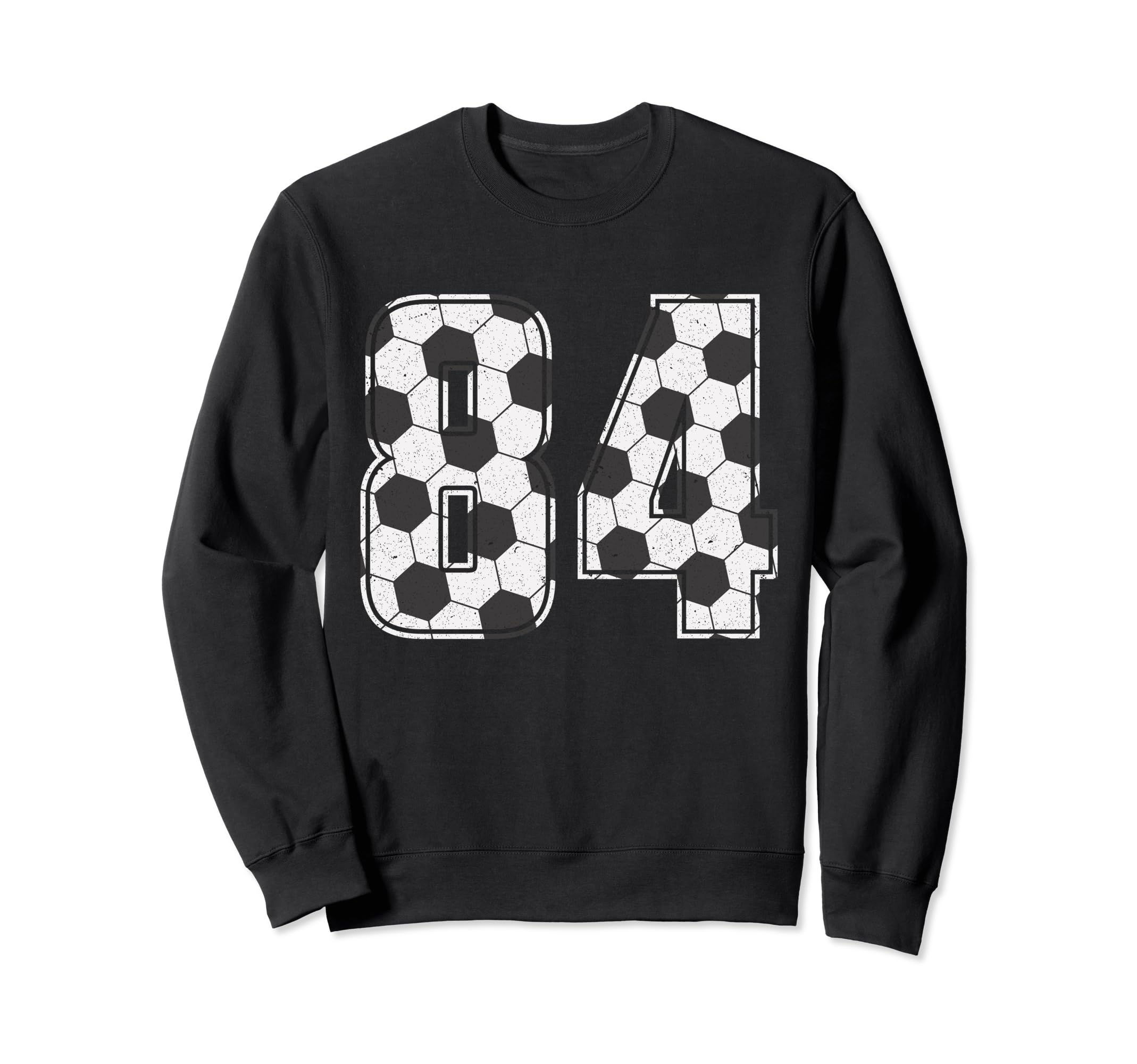 Soccer Player Number 84 Eighty Four Sweatshirt - Trendy Graphic for Adults - T-Shirt, Sweatshirt, Hoodie