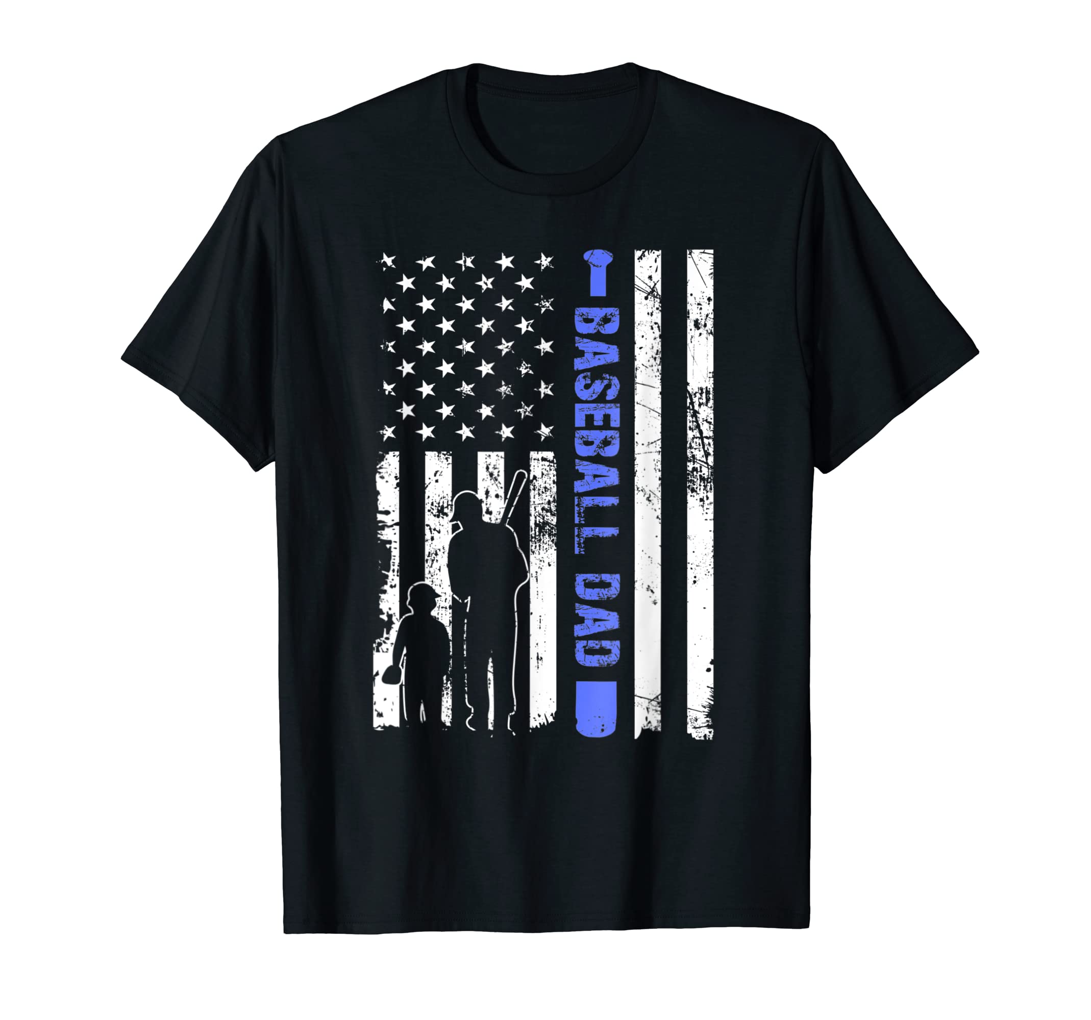 Mens Proud Baseball Us Dad American T-Shirt - Aesthetic Graphic for Adults - T-Shirt, Sweatshirt, Hoodie