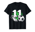 11Th Birthday Soccer Player Football T-Shirt - Streetwear Style for Adults - T-Shirt, Sweatshirt, Hoodie