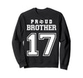 Number 17 Custom Proud Soccer Futbol Sweatshirt - Custom Art Print Unisex - T-Shirt, Sweatshirt, Hoodie