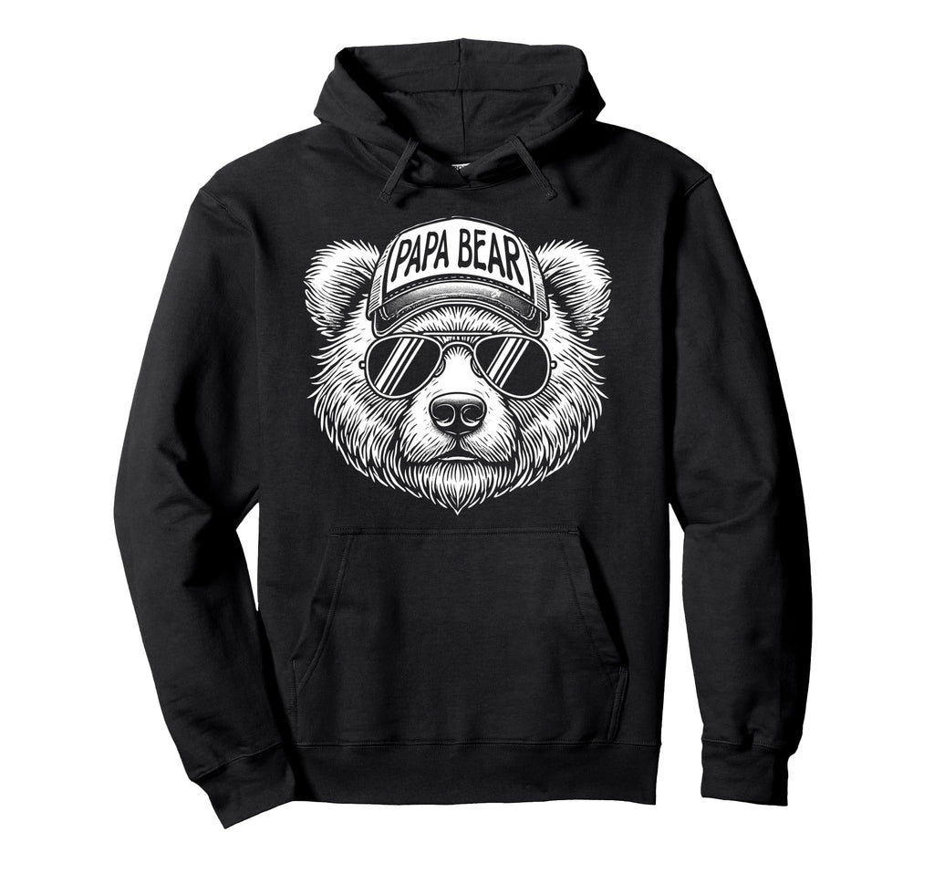 Papa Bear Lover Father Dad Parent Hoodie - Custom Art Print Men Women - T-Shirt, Sweatshirt, Hoodie