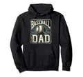 Baseball Dad Fathers Day Hoodie - Novelty Apparel for Adults - T-Shirt, Sweatshirt, Hoodie