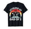 Gaming Dad Two Promoted 2Nd Time Gamer T-Shirt - Minimalist Print Unisex - T-Shirt, Sweatshirt, Hoodie